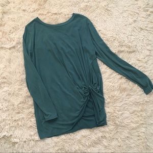 JODIFL Teal Twist Tee